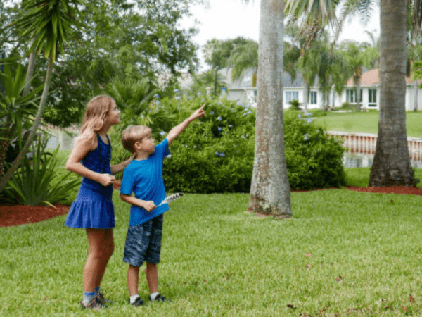 Easy at home scavenger hunt set up